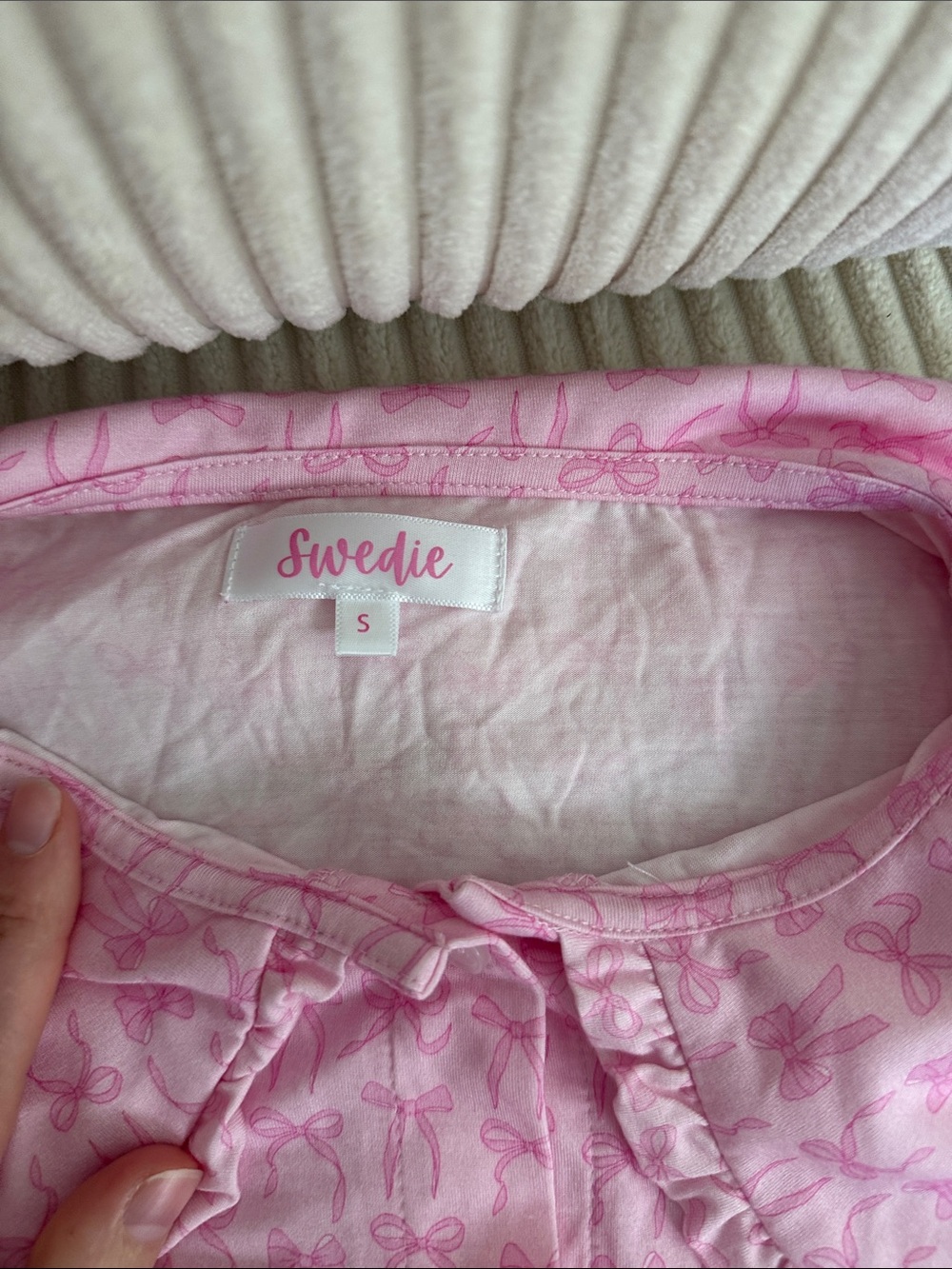 Pink Drawstring PJs - Picture 3 of 3